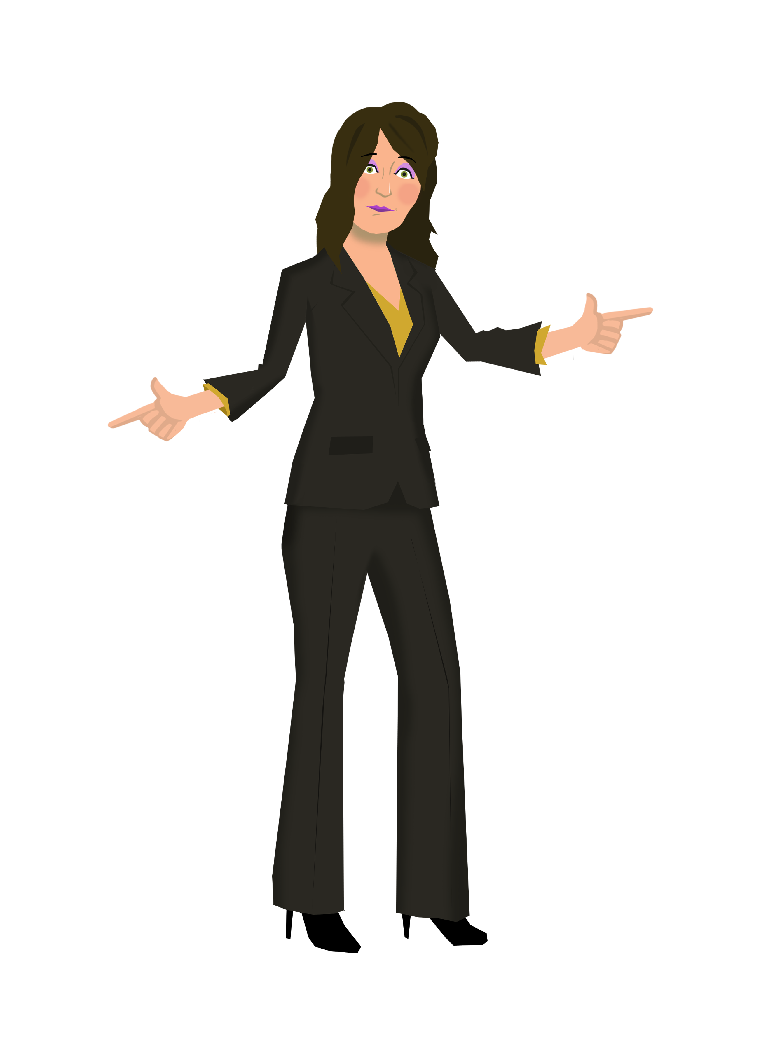 54 lady in dark suite 1